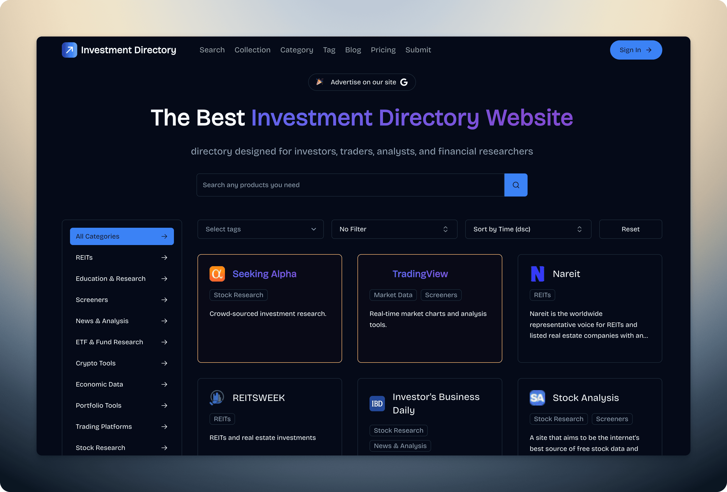 Investment Directory